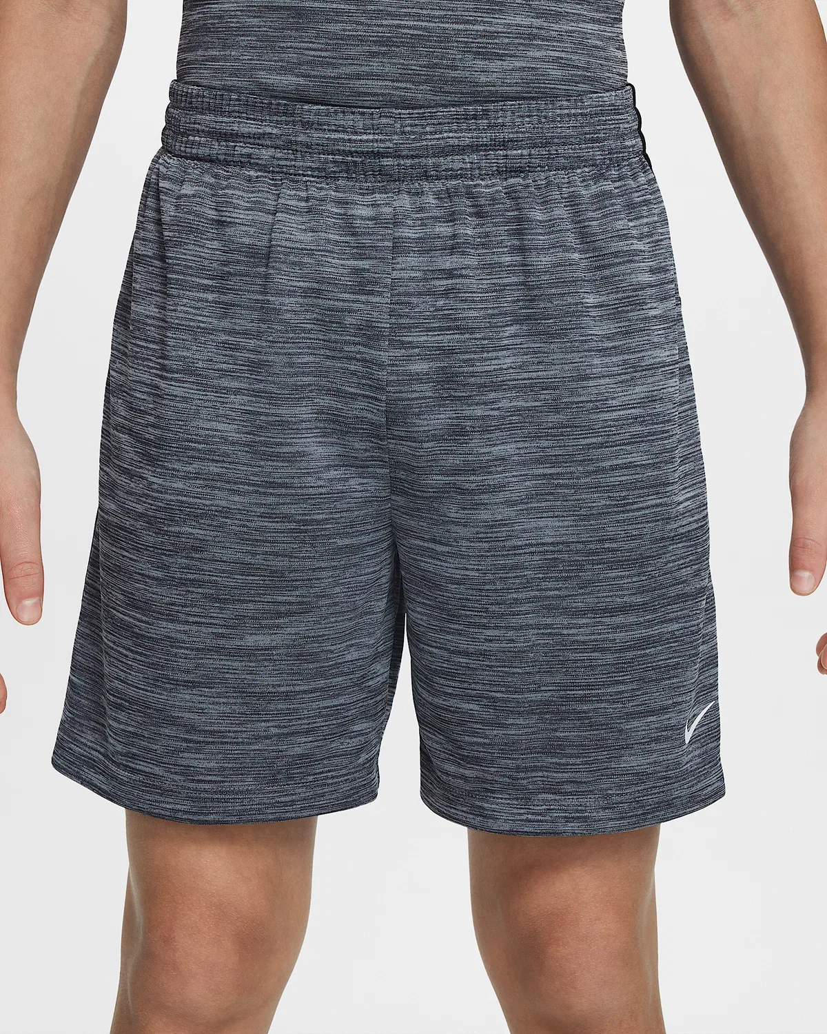 Детские шорты Nike Dri-FIT Big Kids' (Boys') Multi, Black/Light Smoke Grey/Black/White — фото 2
