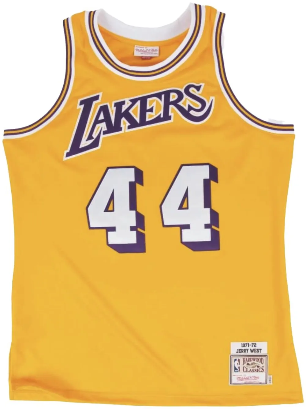 

Топ NBA LA Lakers 71 Jerry West Authentic Mitchell & Ness, желтый