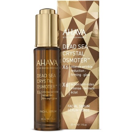 Сыворотка Ahava — Кристаллы Мертвого моря Osmoter X6 для лица Натуральная против старения и уменьшения, 30 мл — фото 3