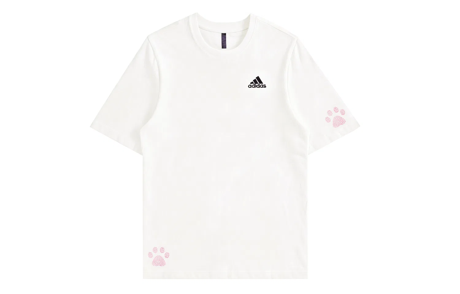 Футболка хлопковая с логотипом Adidas MUST HAVES цвет экрю
