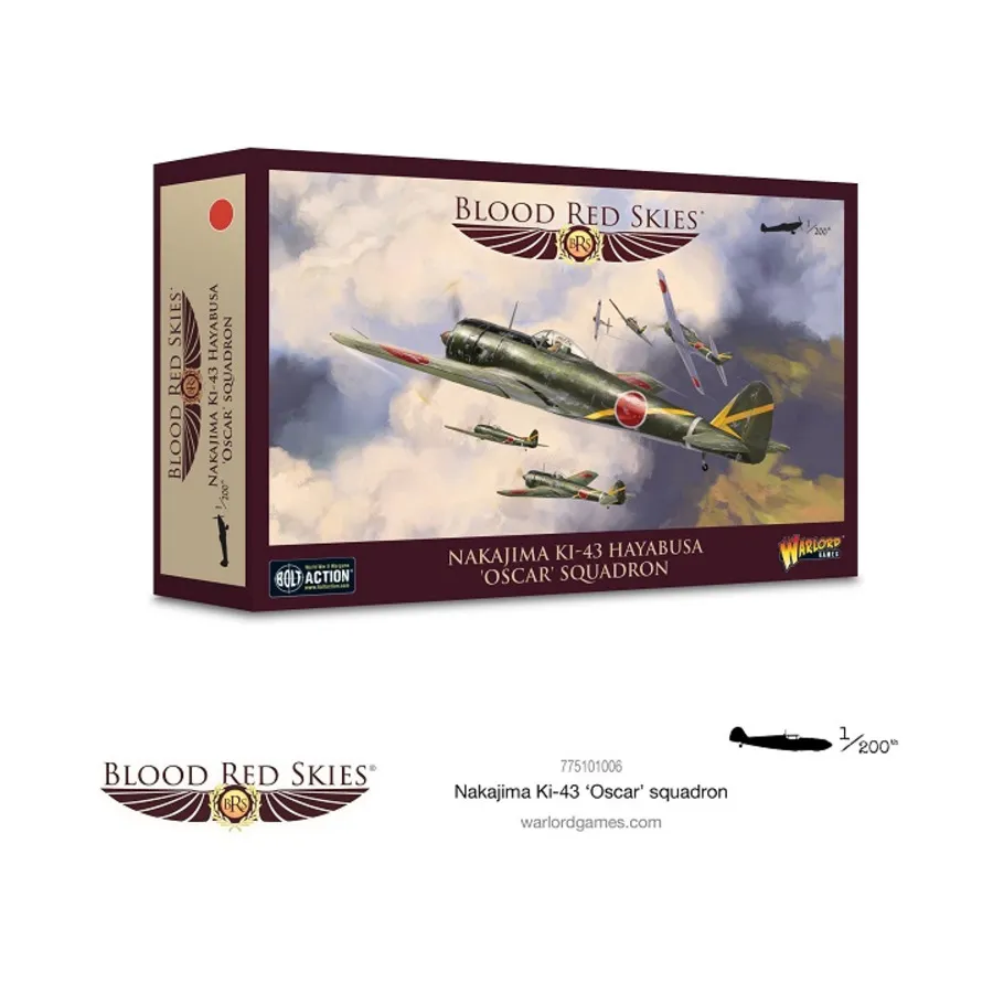 

Накадзима Ki-43 II эскадрилья Хаябуса «Оскар», Blood Red Skies - Japan (1:200)