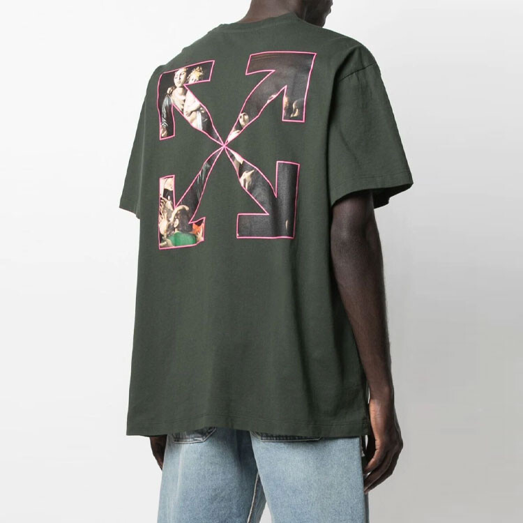 Футболка с картиной Караваджо Off-White, цвет Jasper — фото 3