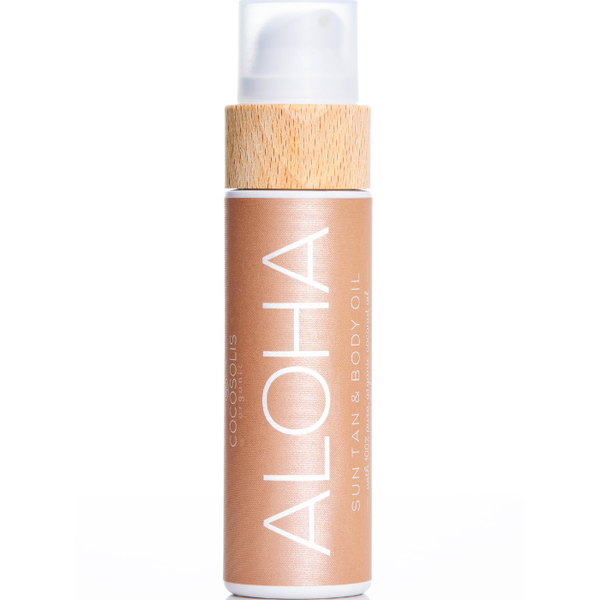 

Веганское кокосовое масло для загара и массажа, 110 мл Cocosolis Suntan aloha