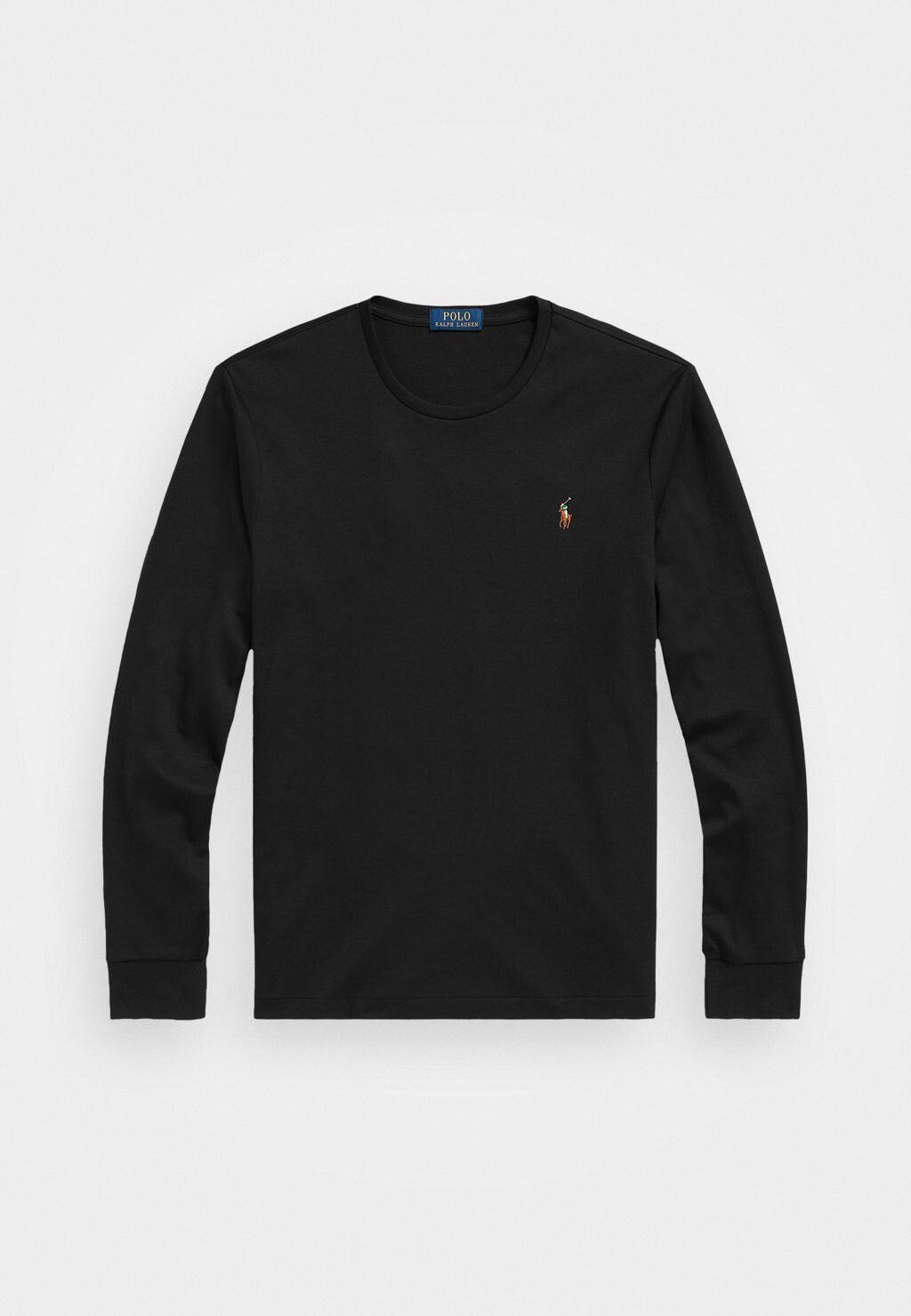 Футболка с длинным рукавом LONG SLEEVE Polo Ralph Lauren, черная — фото 4