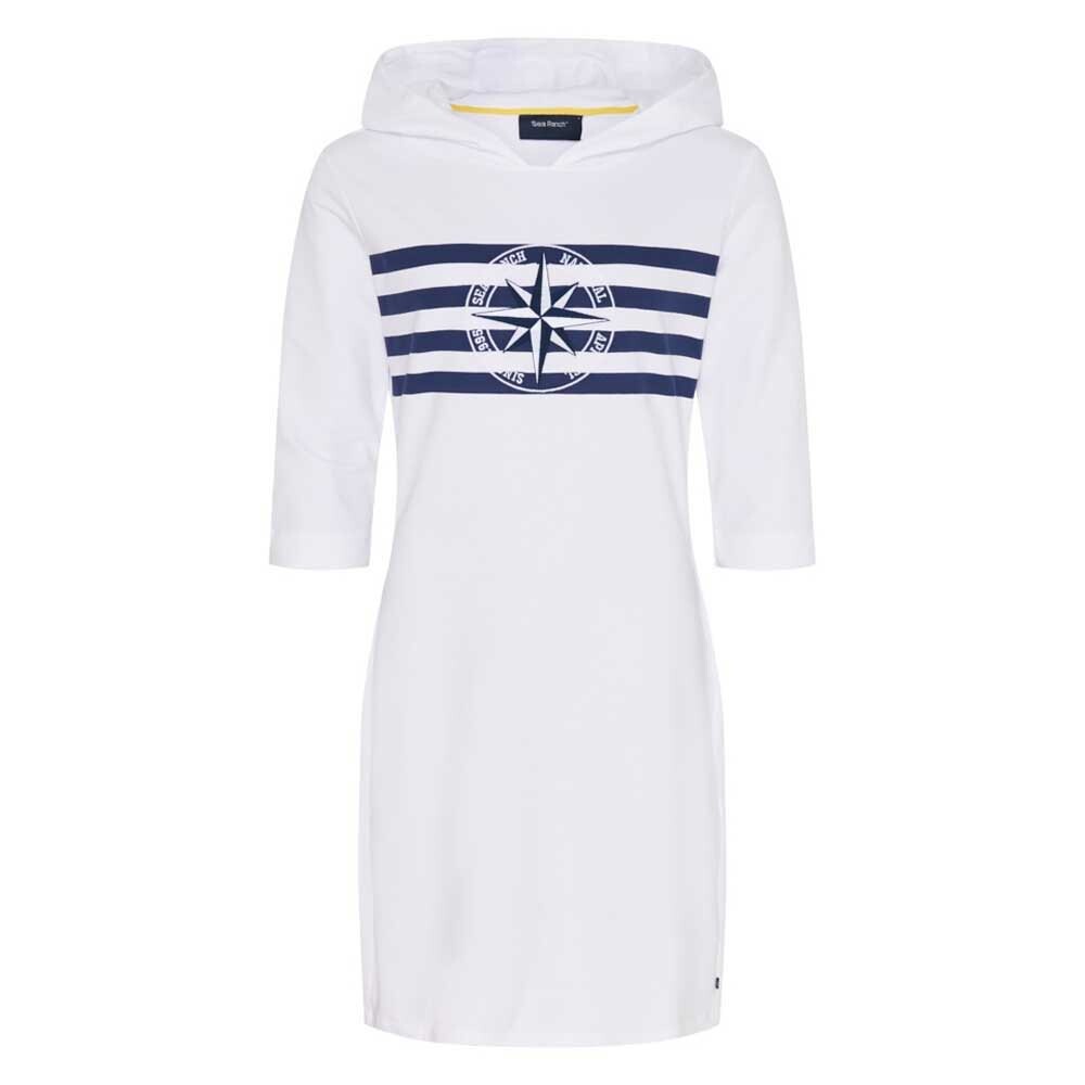 

Платье миди Sea Ranch Kate Long Sleeve, белый