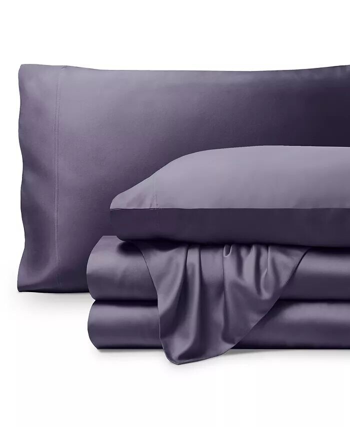 

Комплект простыней из вискозы из бамбука Bare Home, фиолетовый