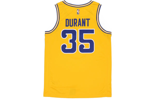 Футболка классическая версия swingman connected jersey nba sw fan edition golden state warriors durant носки Nike, желтый — фото 2