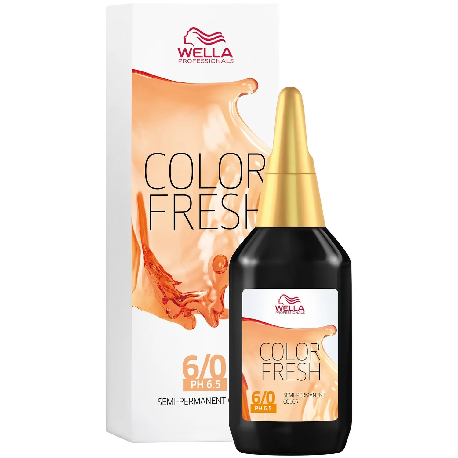 

Полуперманентная краска Color Fresh - 6/0 Темно-русый 75 мл Wella Professionals Care