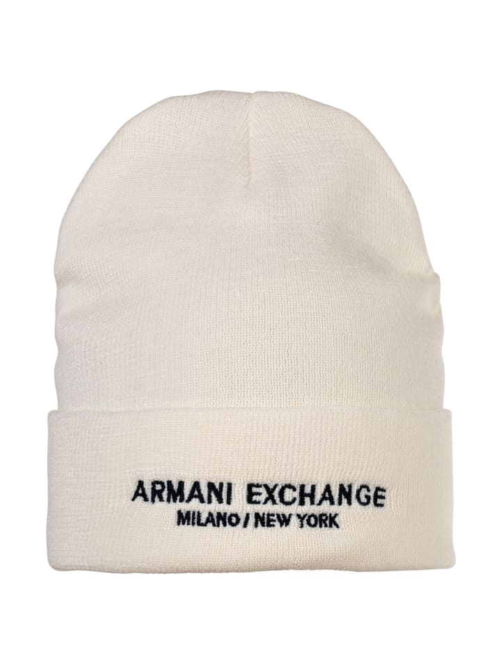 

Шапка Armani Exchange, белый
