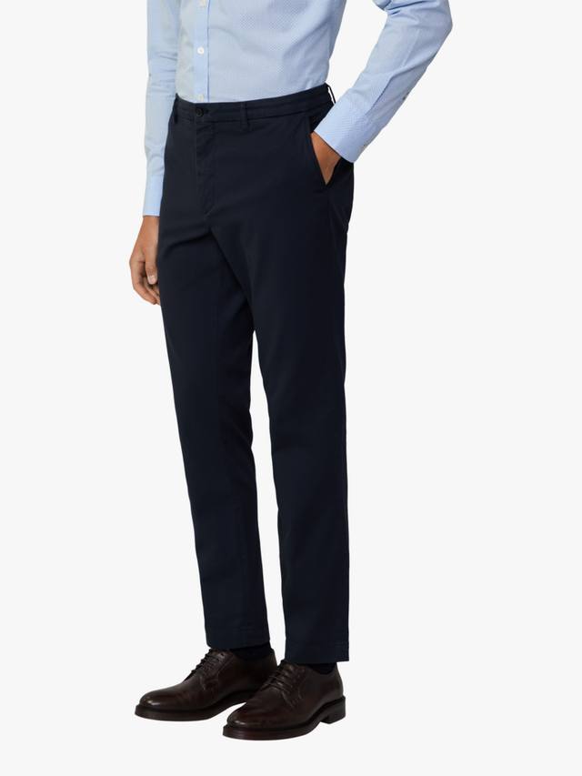 

Облегающие брюки-чиносы Hackett London, цвет Midnight Blue
