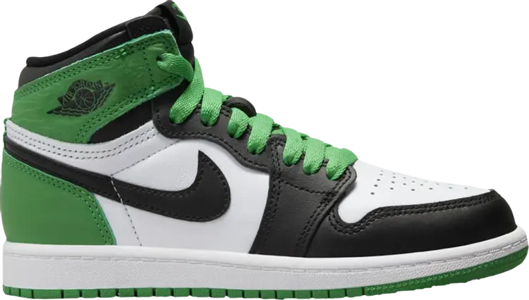 

Кроссовки Air Jordan 1 Retro High OG PS 'Lucky Green', зеленый