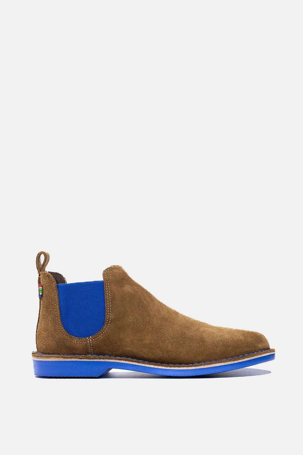 

Замшевые ботинки челси Veldskoen Shoes, синий