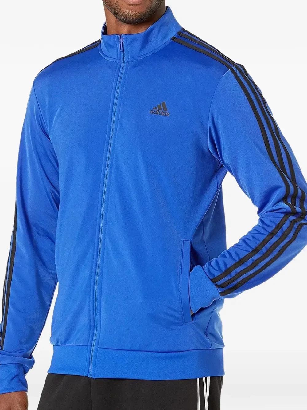 Спортивная куртка с тремя полосками Adidas, синий