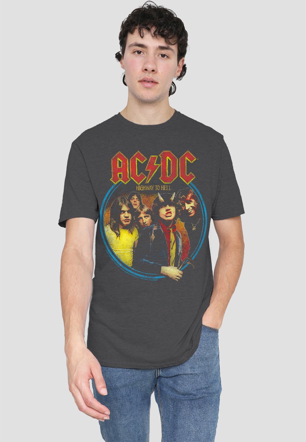 

Футболка с принтом AC/DC HIGHWAY TO HELL Cotton Soul, антрацит