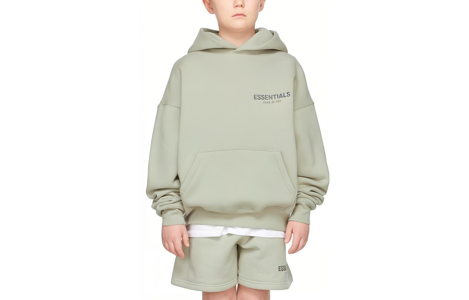 

Детская толстовка Fear Of God Essentials, зеленый