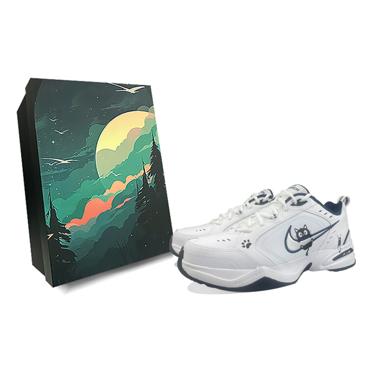 

Кроссовки Nike Air Monarch 4 Chunky Sneakers Unisex Low-top Black/white, белый