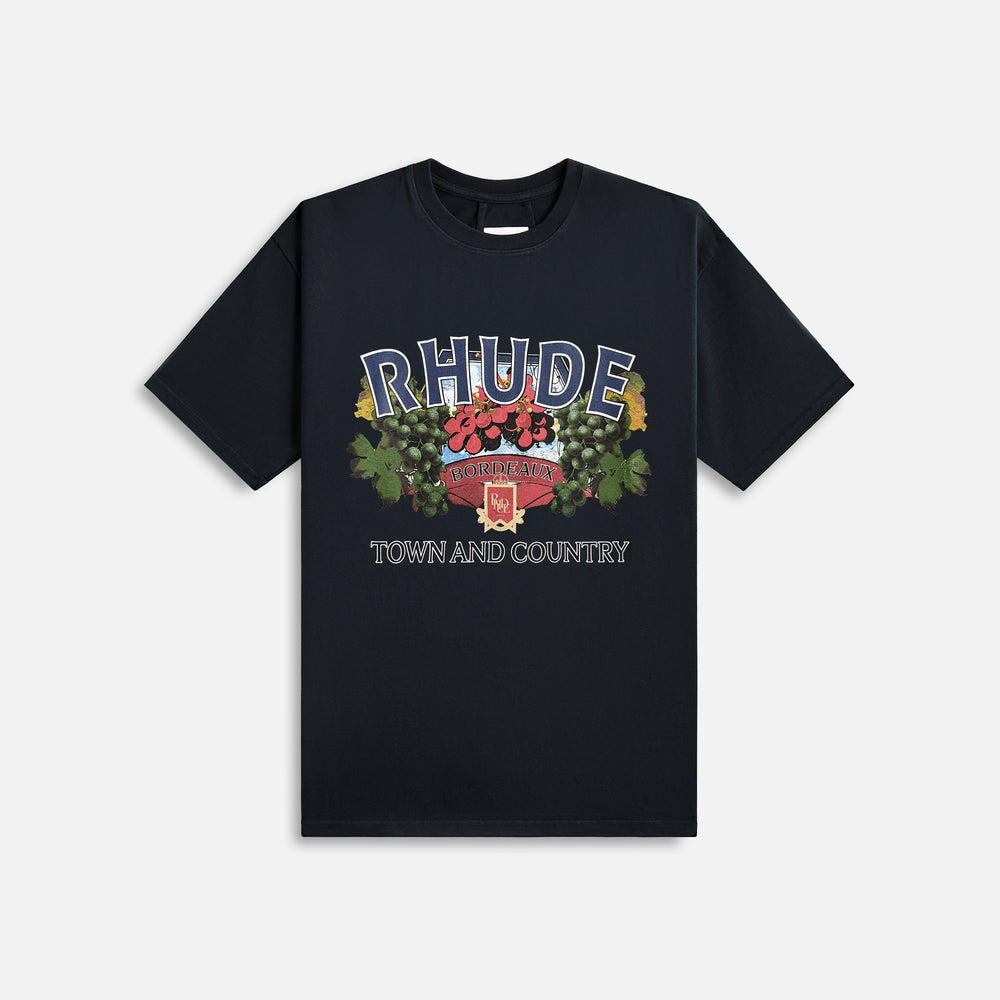 

Футболка Rhude Town And Country Tee, цвет Vintage Black