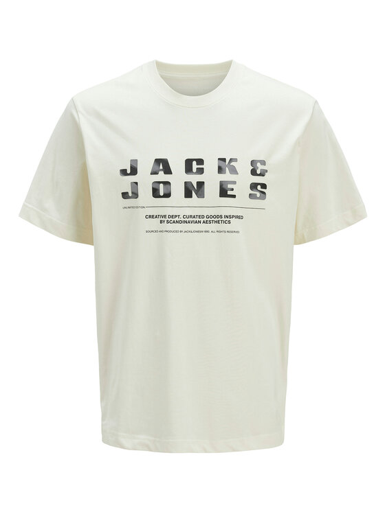 

Футболка свободного кроя Recharge 12274716 Jack&Jones, бежевый