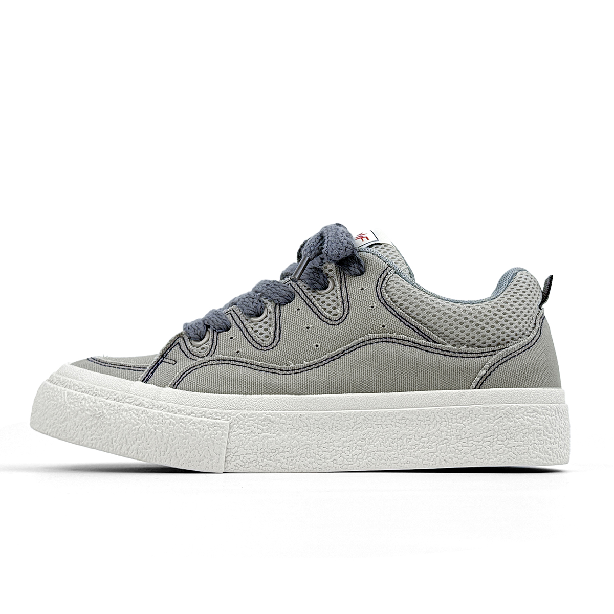 

VASIBAEN Низкие, амортизирующие, износостойкие мужские кроссовки для скейтбординга серого цвета