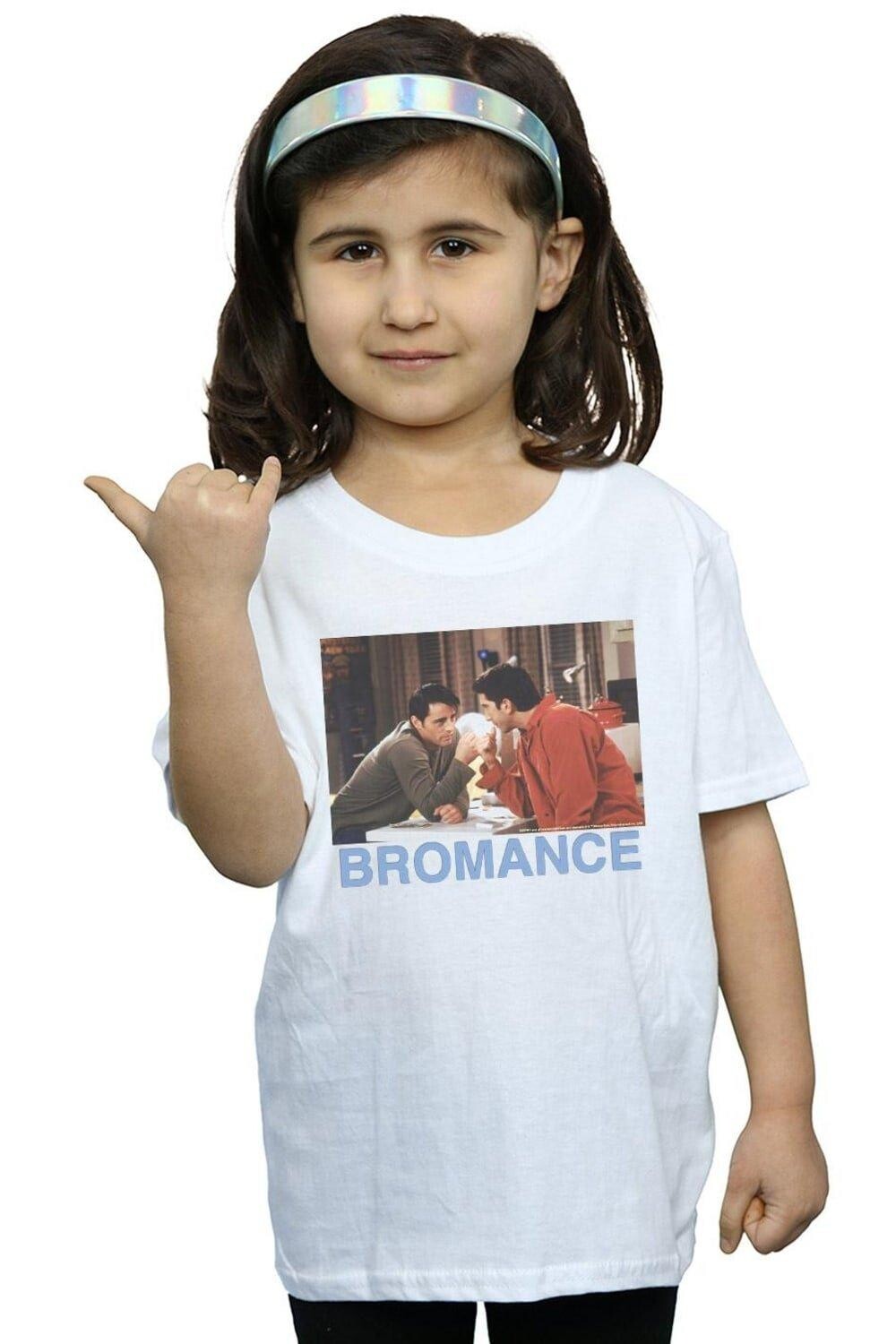 

Хлопковая футболка Joey And Ross Bromance Friends, белый