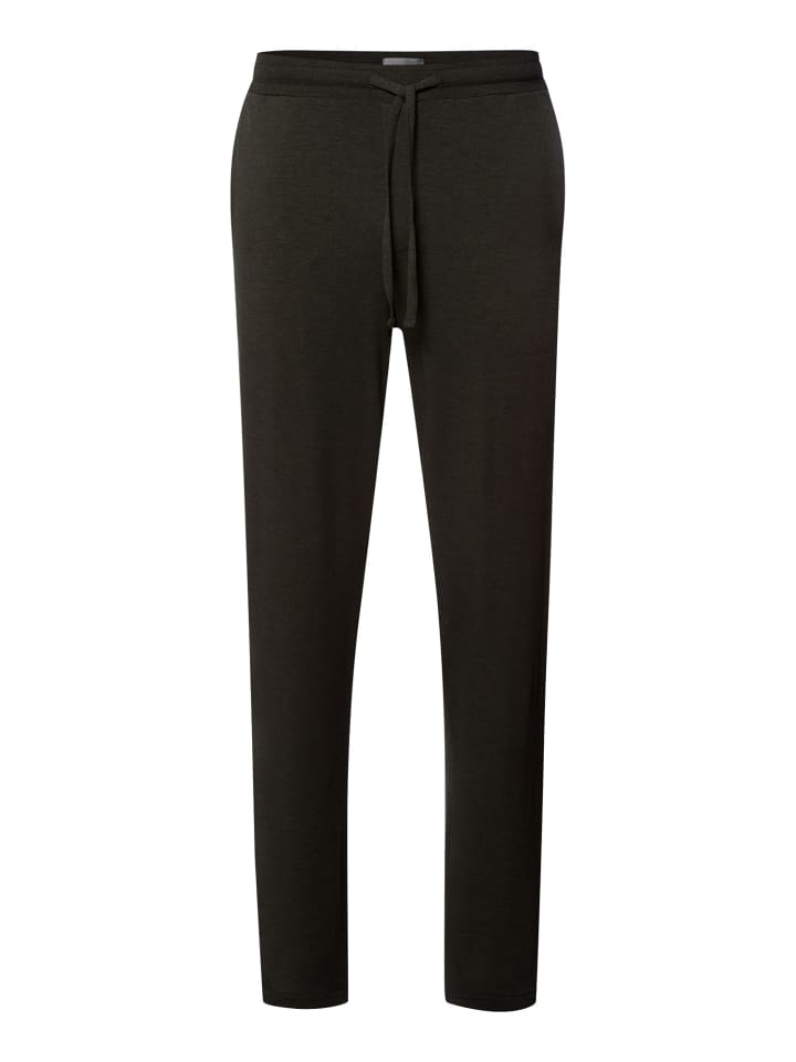 

Повседневные спортивные брюки в земляном чернильно-меланжевом цвете Hanro