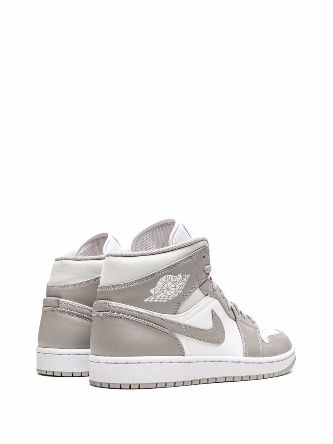 Jordan кроссовки Air Jordan 1 Mid Linen, серый — фото 3