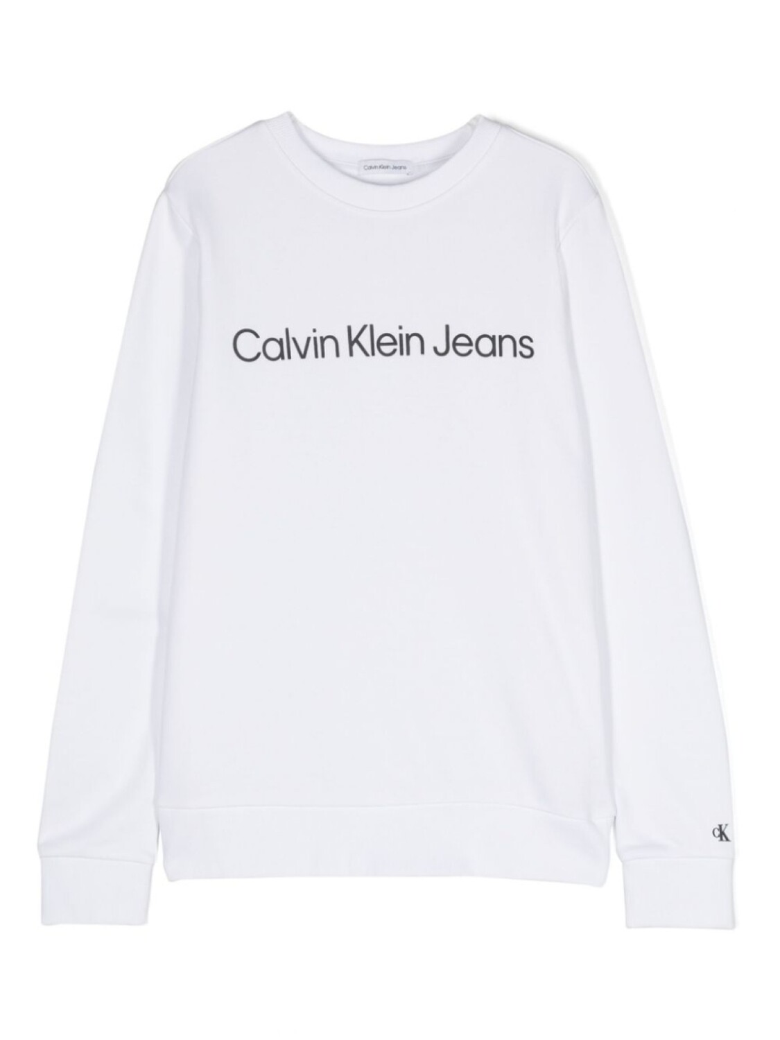 

Толстовка с логотипом Calvin Klein Kids, белый