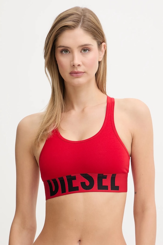 

Бюстгальтер спортивный ufsb-cotton-race-bralette Diesel, красный