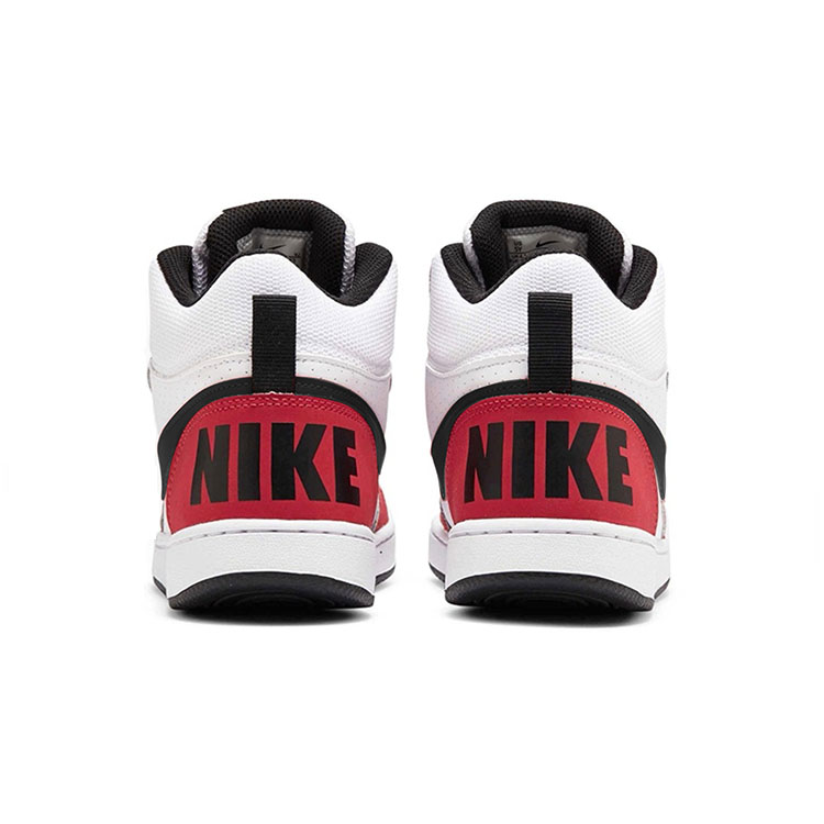 Детские скейтерские кроссовки Court Borough для младших школьников Nike, черный/белый/красный — фото 4