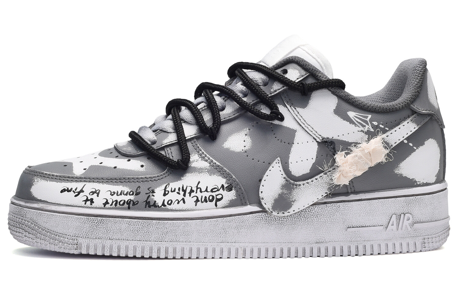 

Кроссовки Nike Air Force 1 Skateboard Shoes Men Low-Top White Gray