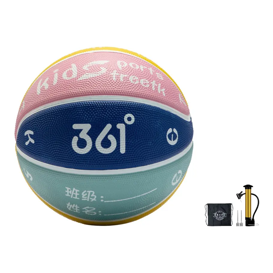 

Баскетбольный мяч резиновый No 4 5 тренировочный China Mainland Version 361°, pump+inflation needle 2+ball bag