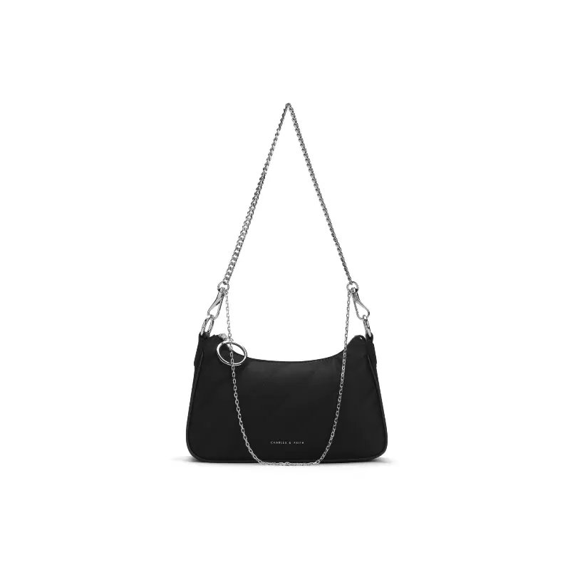 

Charles&Keith CHARLES & KEITH Женская сумка через плечо, Нуар черный