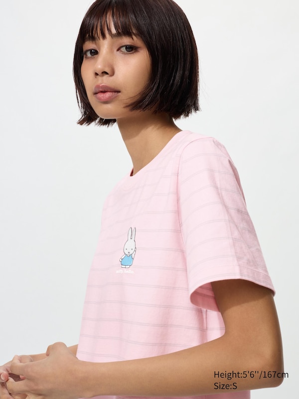 

Футболка UT Miffy in Bloom Uniqlo, 10 pink, Розовый, Футболка UT Miffy in Bloom Uniqlo, 10 pink