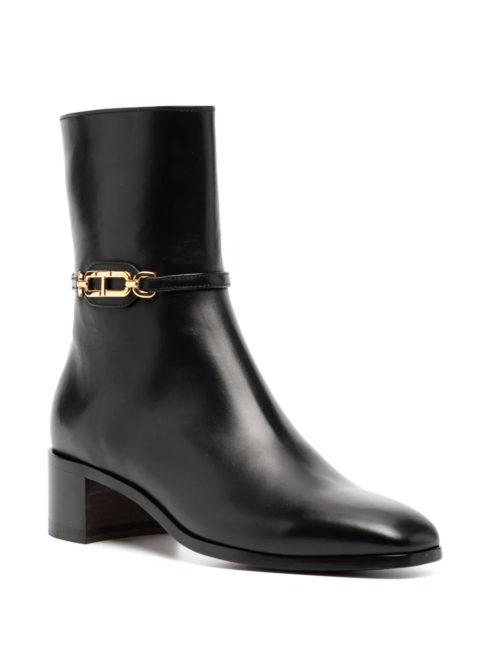 Ботинки с закругленным носком TOM FORD, черный — фото 2