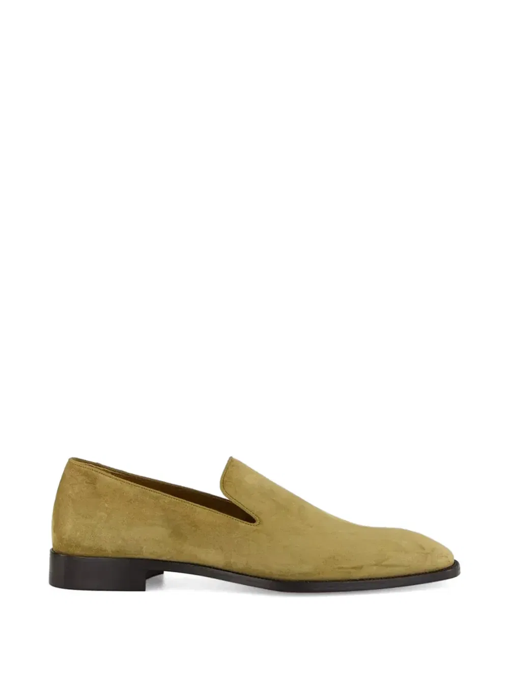 Замшевые лоферы Danny Flex Christian Louboutin, желтый