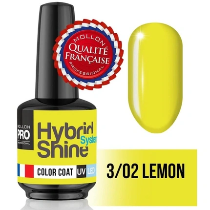 

Mol Hss 3/02 - полуперманентный гибридный лак для ногтей с блеском Mollon Pro
