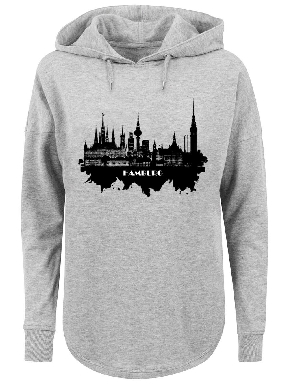 

Толстовка F4Nt4Stic Cities Collection - Hamburg skyline, серый/пестрый серый