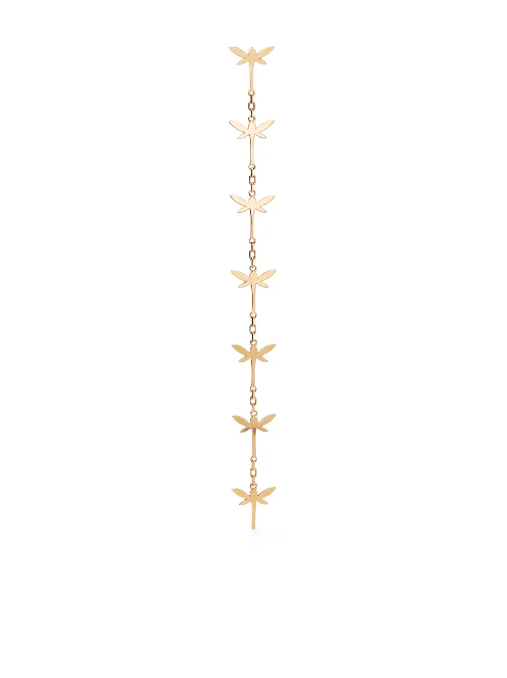 

Серьга-подвеска Mini Dragonfly из желтого золота Anapsara, золотой