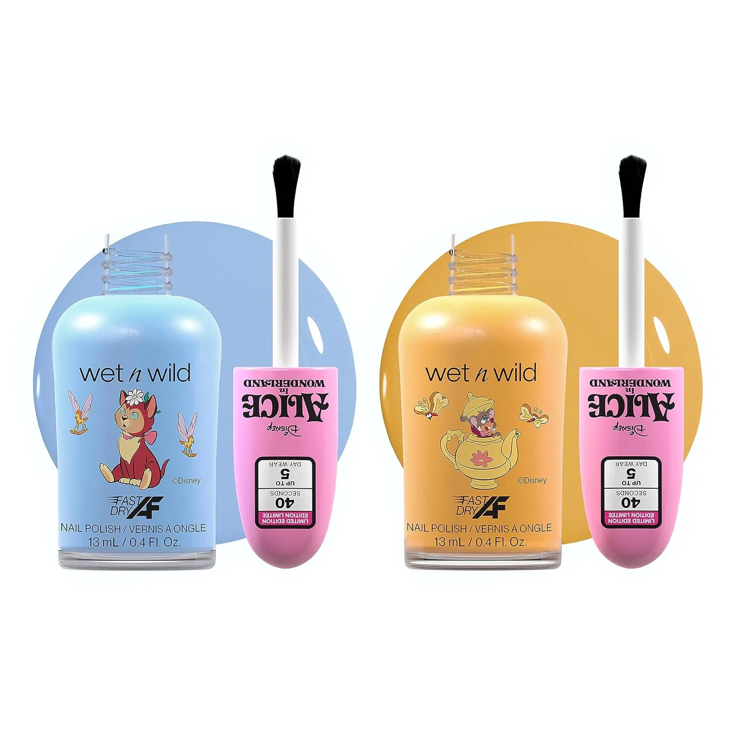 Набор лаков для ногтей Wet n Wild «Alice im Wunderland», 2 шт. Wet N Wild