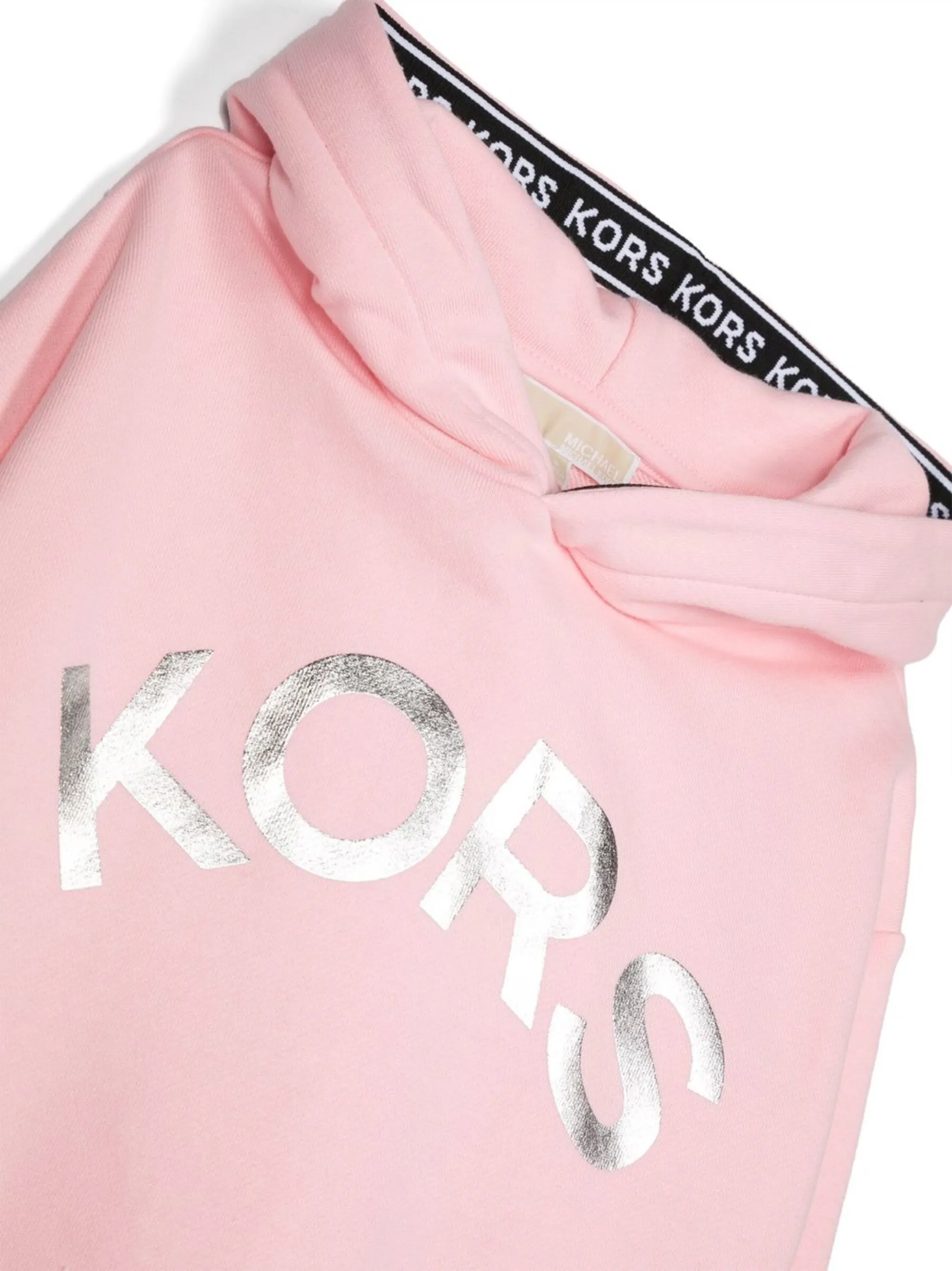 Худи с логотипом Michael Kors Kids, розовый — фото 3