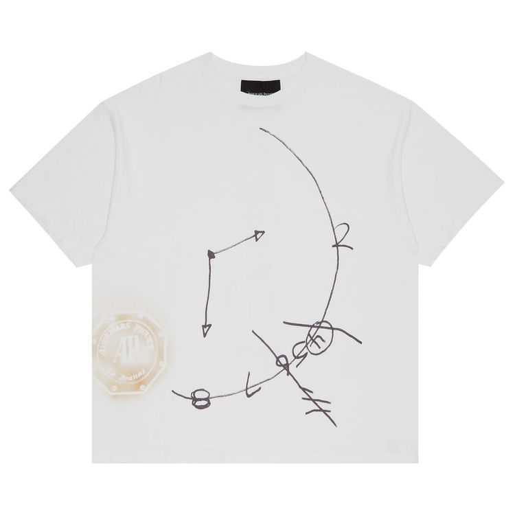 

Футболка Travis Scott x Audemars Piguet Time Zones Tee White, белый