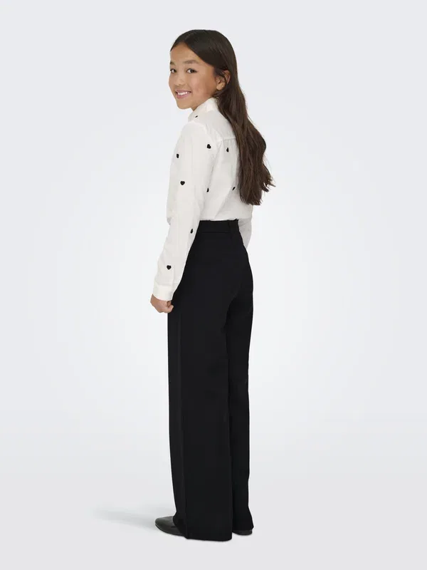 Брюки Koghattie zal life lc wide tlr noos trousers Only Girls, черный — фото 3