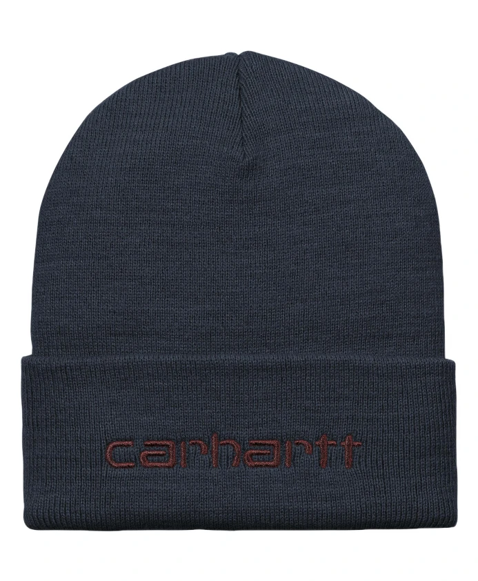 

Шерстяная шапка бини с надписью Carhartt Wip, синий