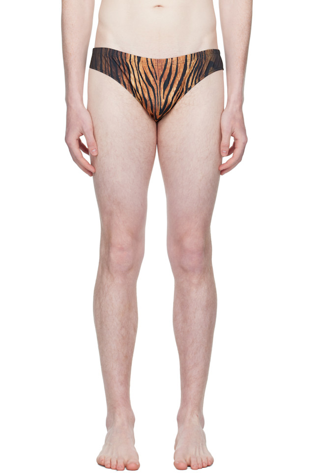 

Деревянные плавки Wood' Jean Paul Gaultier, черный