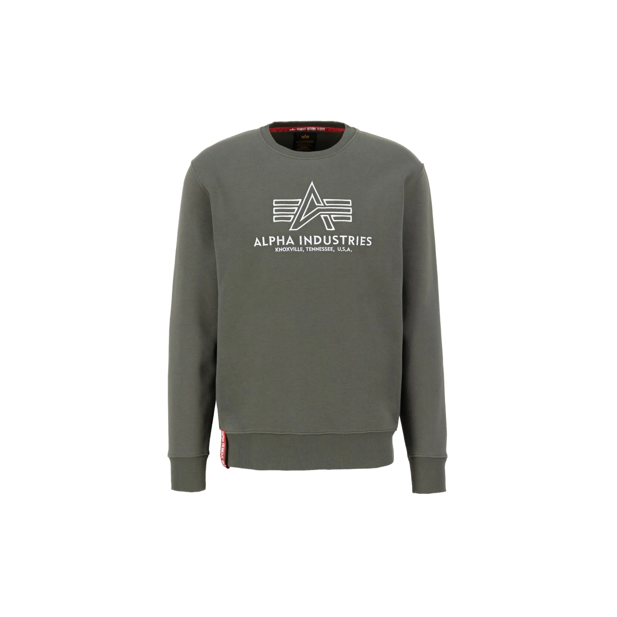 

Свитер Alpha Industries " Alpha Industries Мужчины - Толстовки Базовый свитер с вышивкой", оливковый
