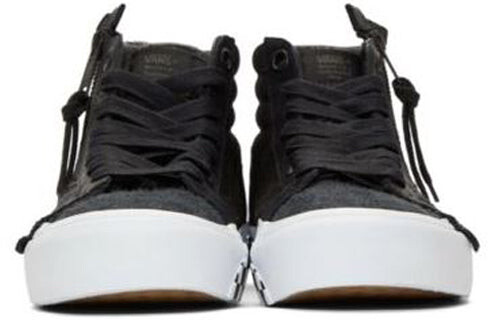 Кроссовки Vans SK8-HI CAP LX 'Black Pony', черный — фото 3