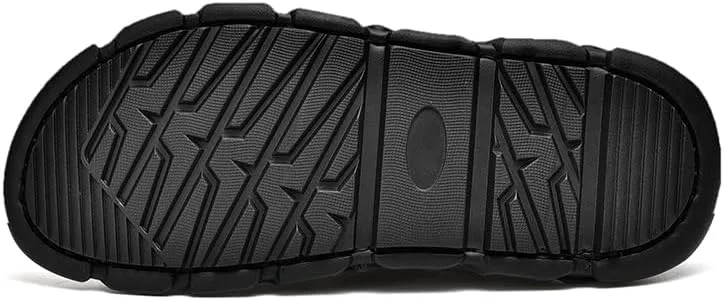 

Men's Сандалии Leather Open Toe Outdoor Sport Adjustable Summer Beach Shoes Mecolop, коричневый