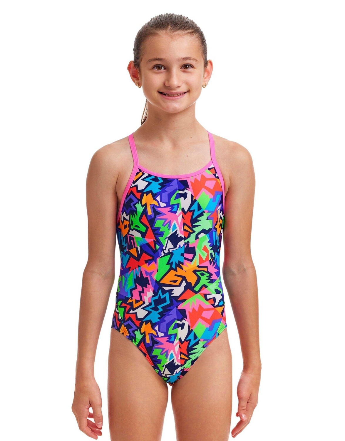 Купальник Sharp Edges с ромбовидной спинкой - Многоцветный Funkita, мультиколор
