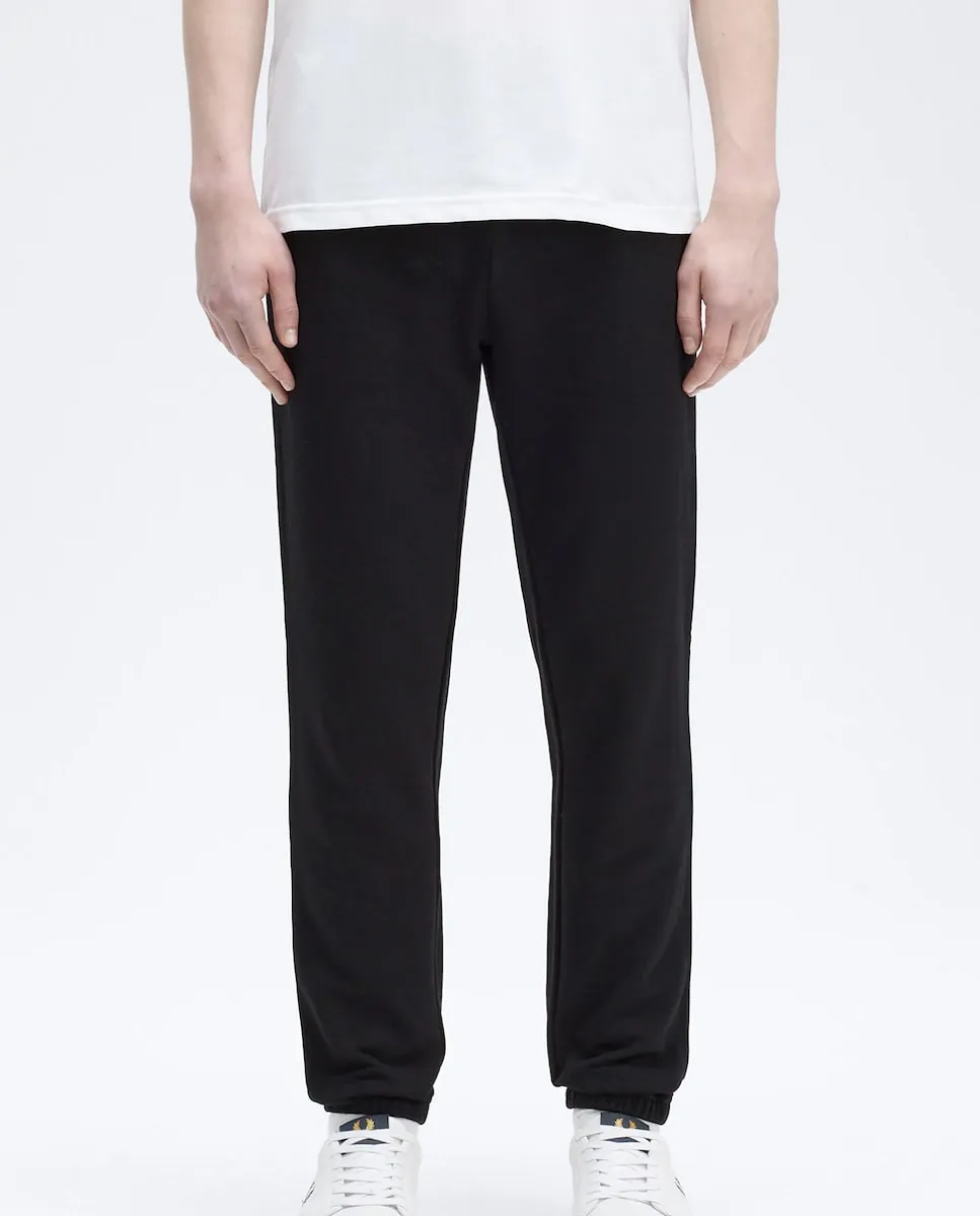 

Мужские спортивные брюки из хлопкового букле Fred Perry, черный