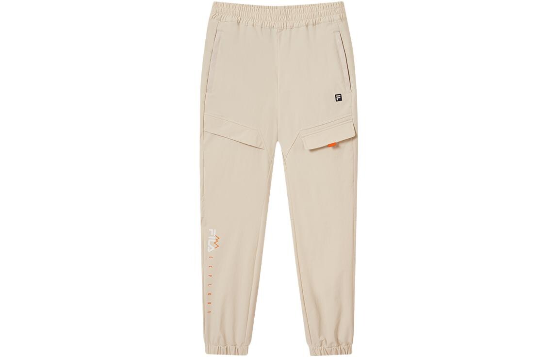 

Детские трикотажные спортивные штаны FILA, цвет Oatmeal-FBG